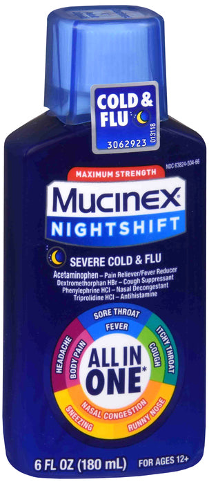 Mucinex Night Shift Severe Cold & Flu