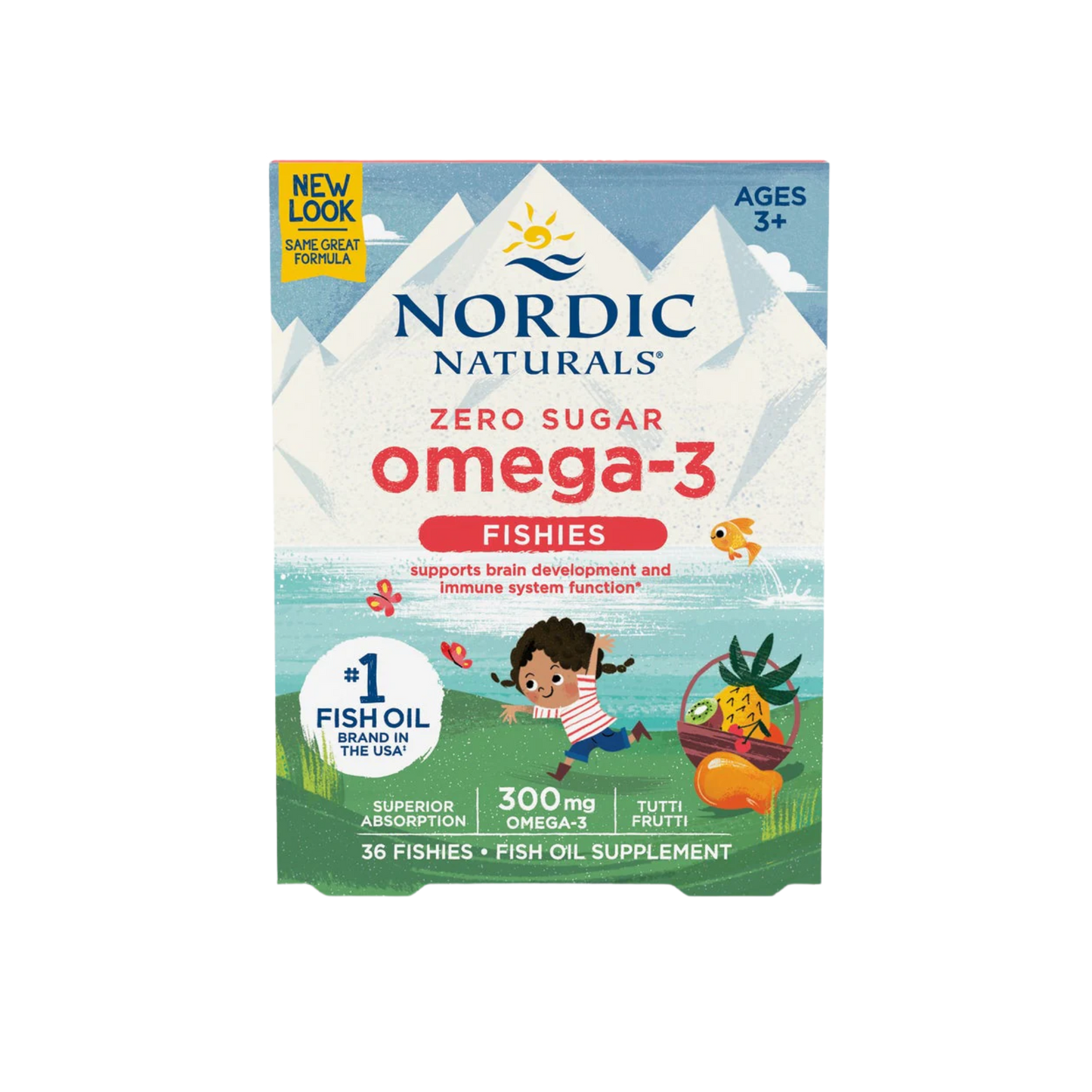 Nordic Zero Sugar Omega-3 Fishies