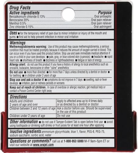 Orajel Toothache & Gum