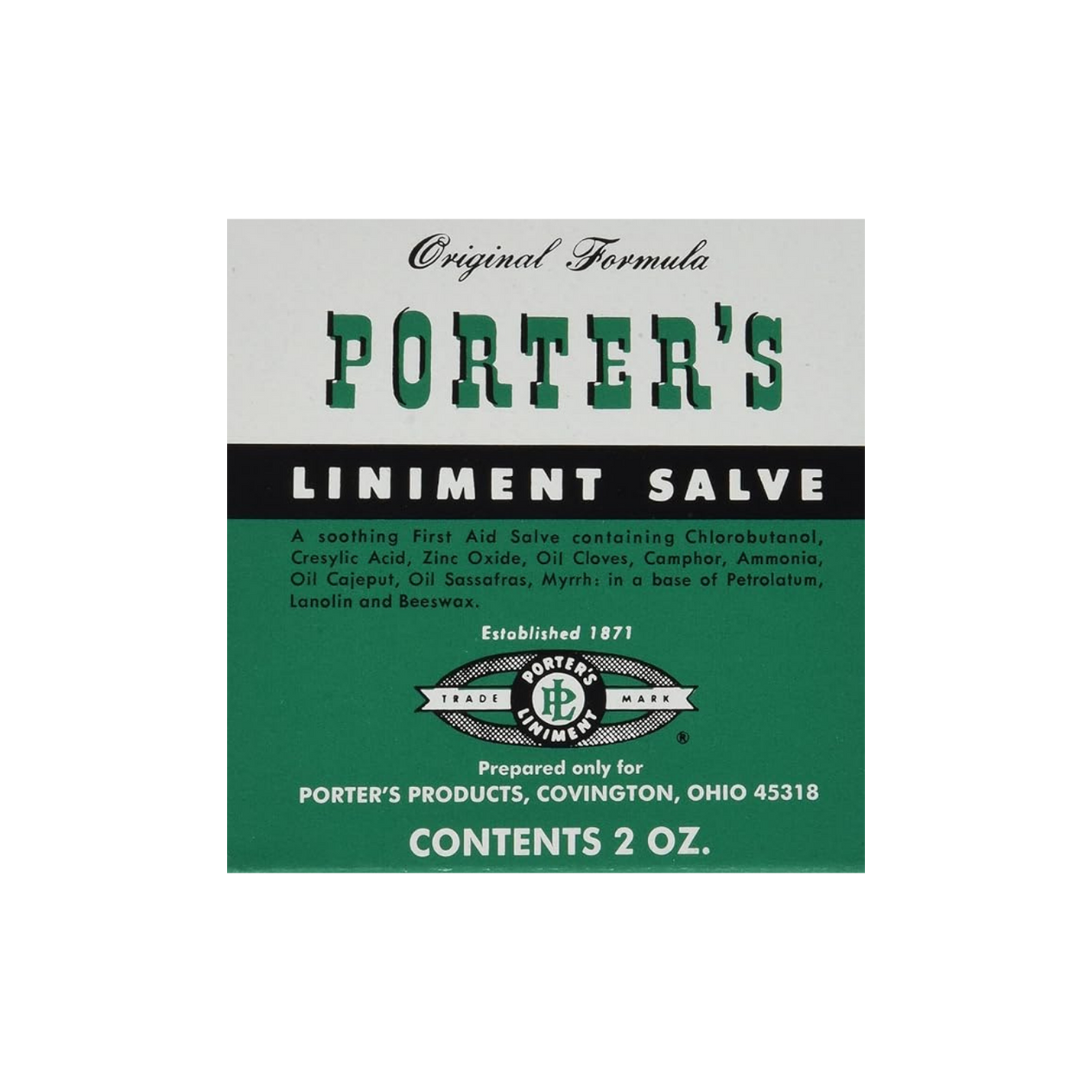 Porter's Liniment Salve
