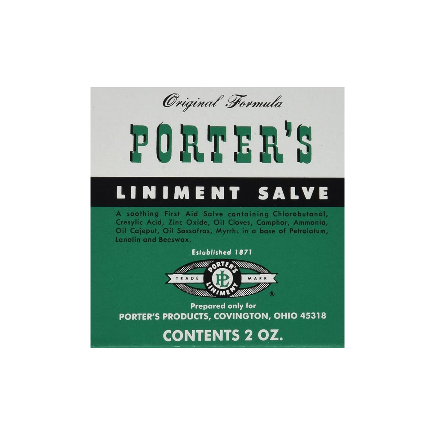 Porter's Liniment Salve