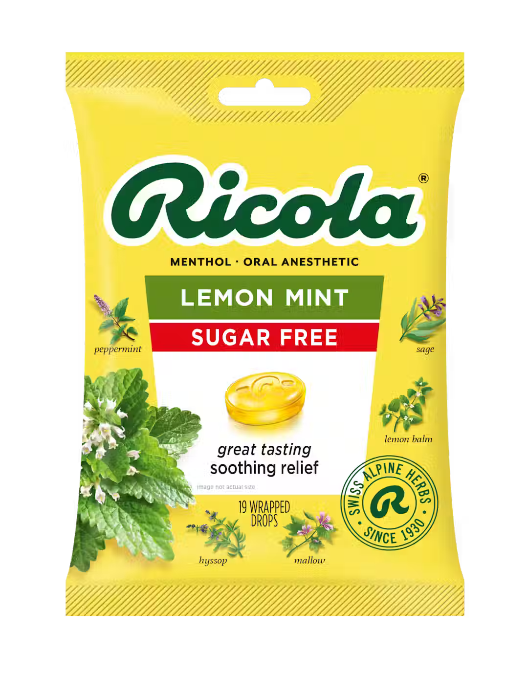 Ricola Lemon Mint- Sugar Free