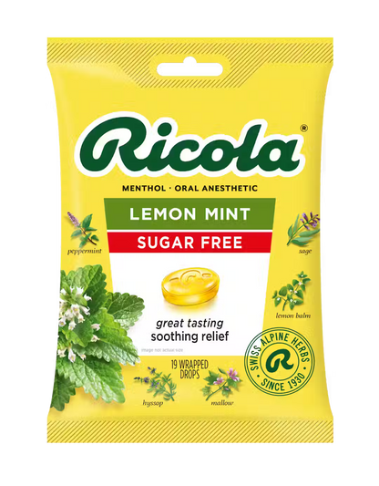 Ricola Lemon Mint- Sugar Free