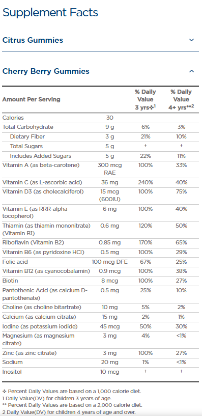 Nordic Berries Multivitamin Gummies