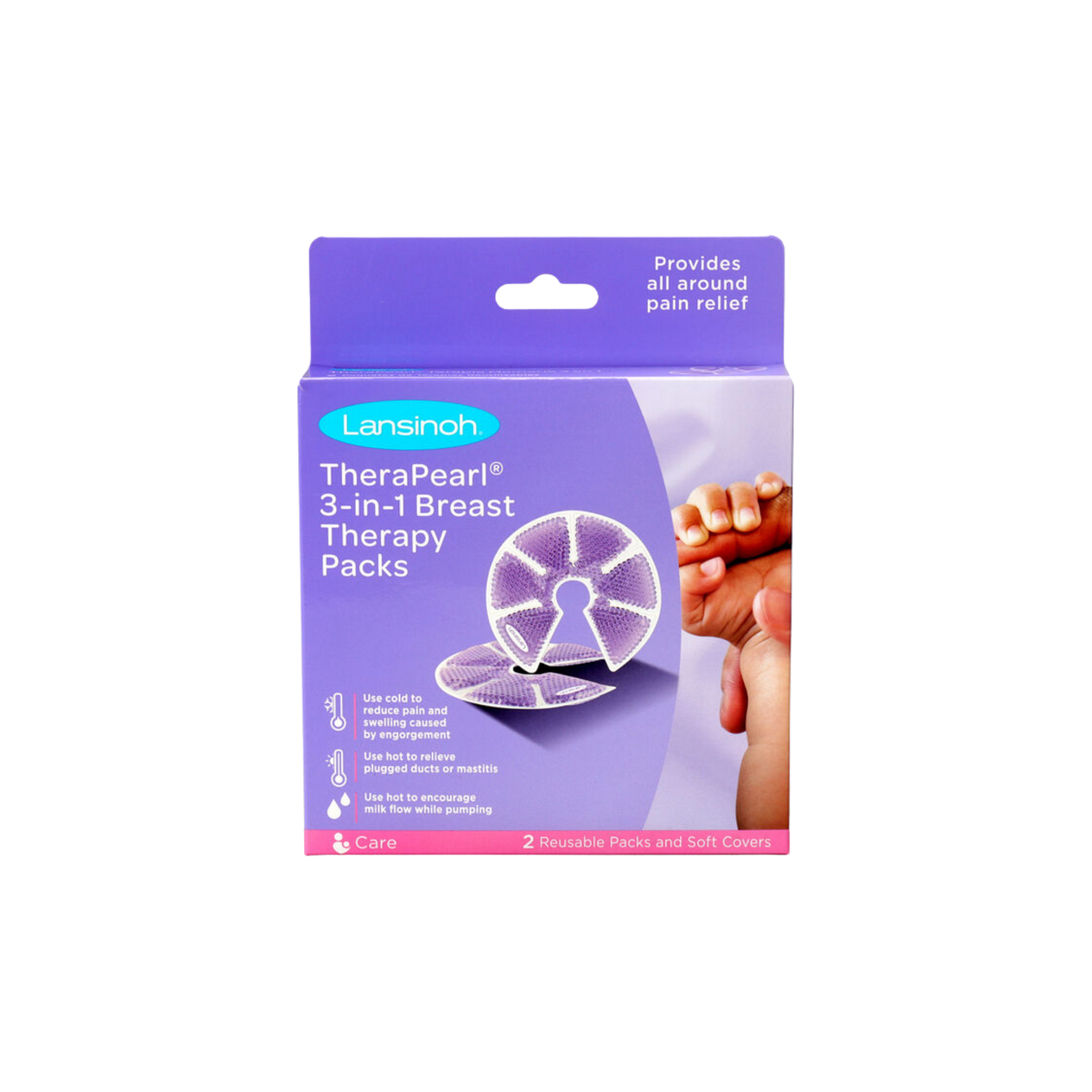 Lansinoh TheraPearl 3-in-1 Breast Therapy Packs