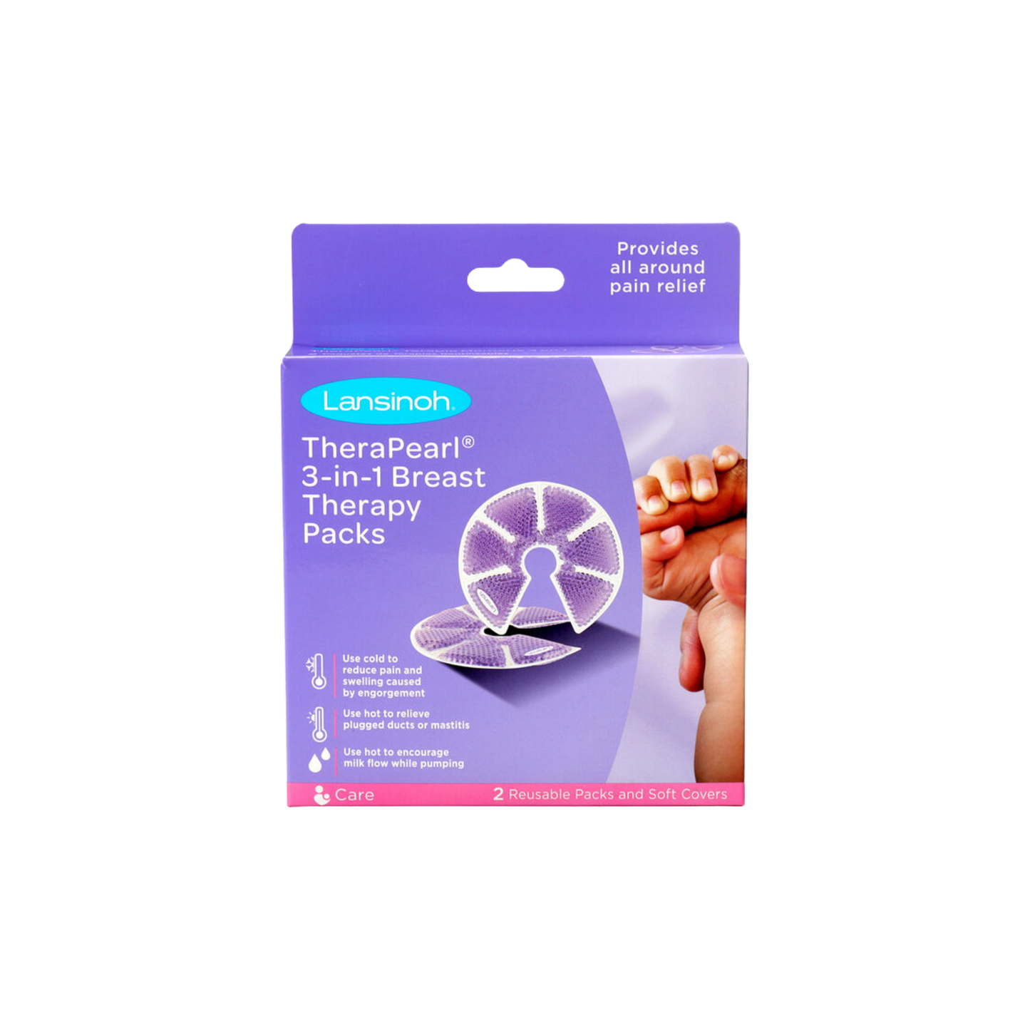 Lansinoh TheraPearl 3-in-1 Breast Therapy Packs