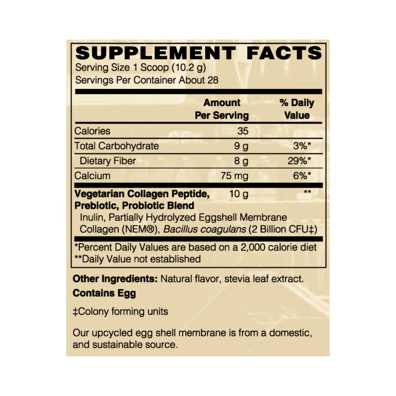 Vegetarian Collagen 10.1 oz