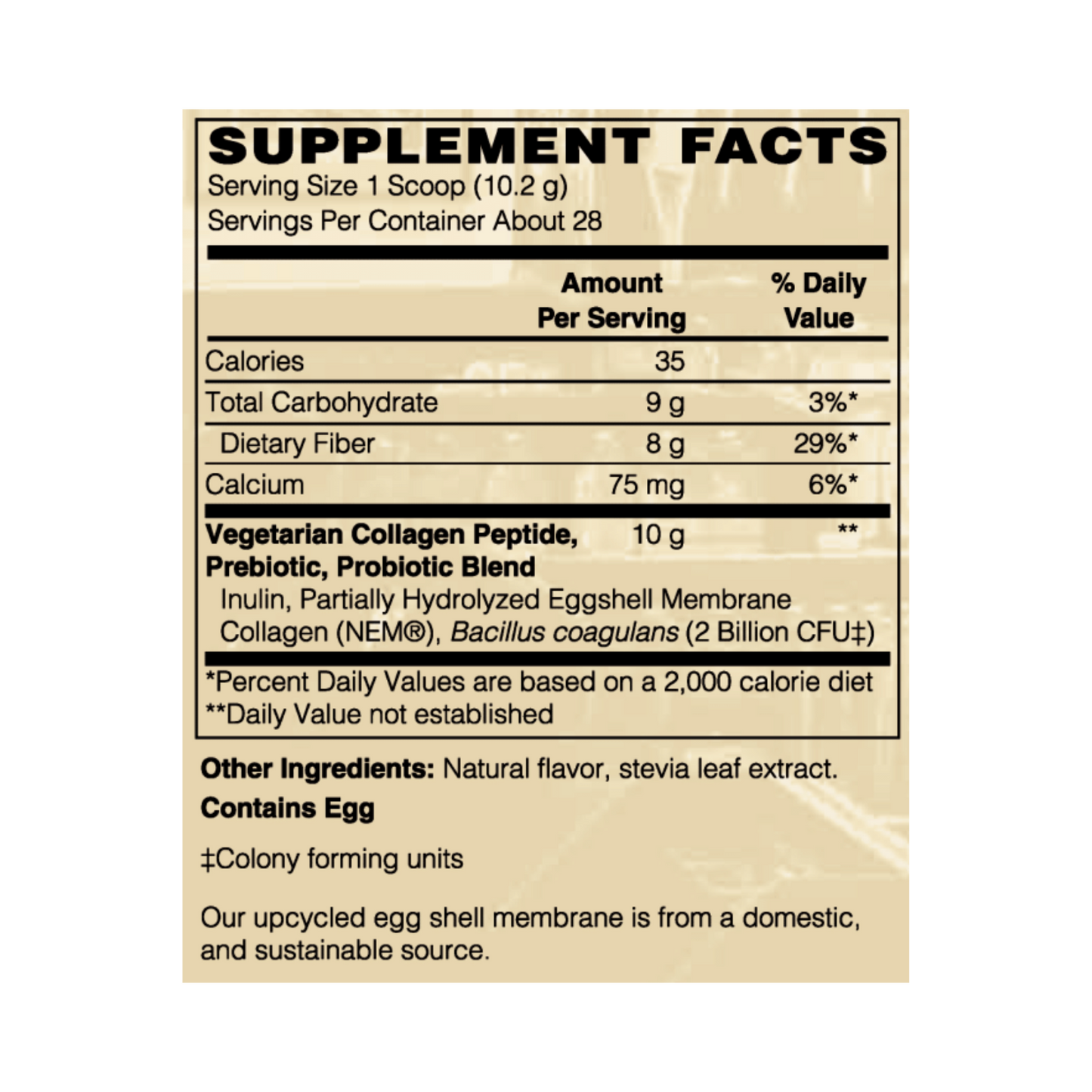 Vegetarian Collagen 10.1 oz