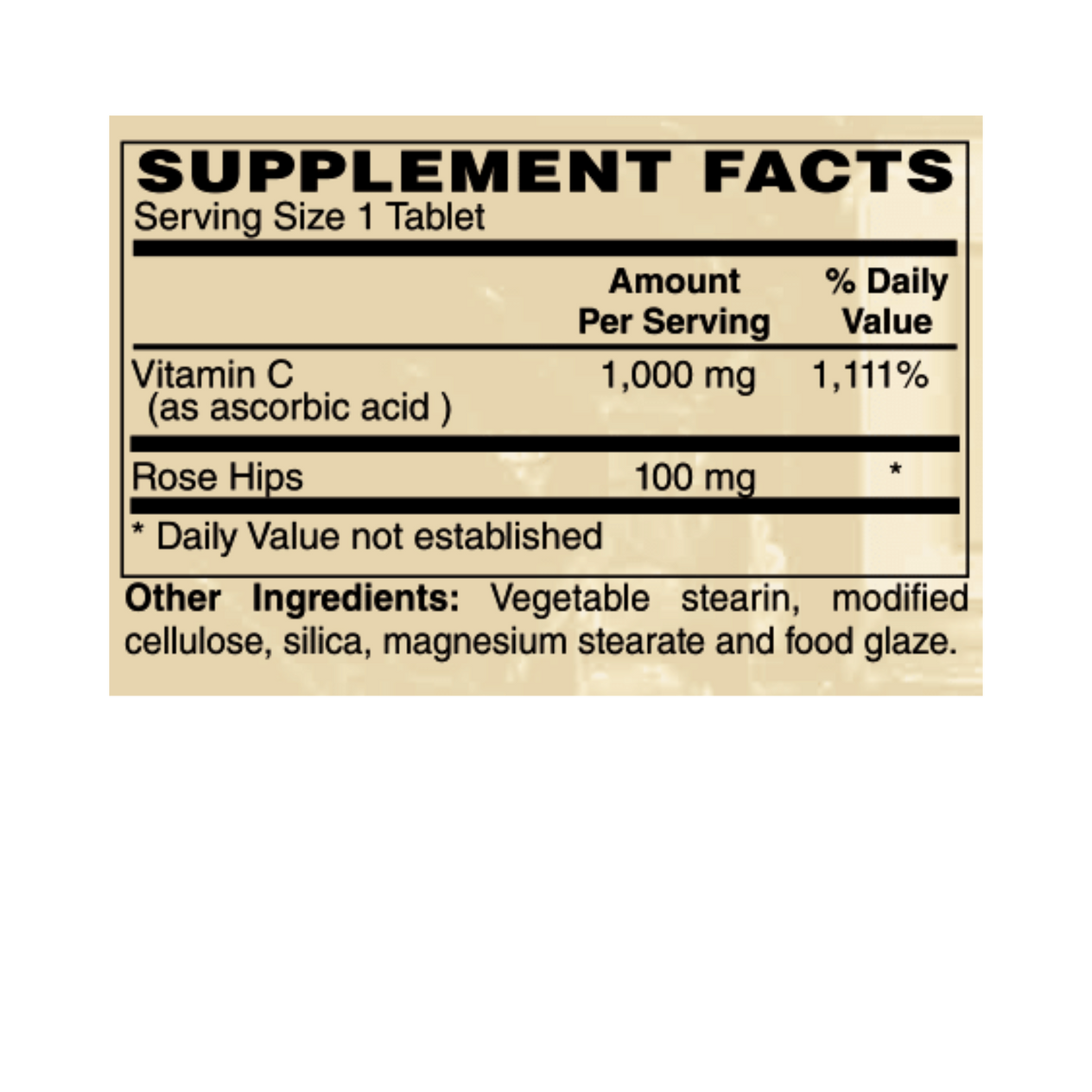 C-1000 with Rose Hips 100c