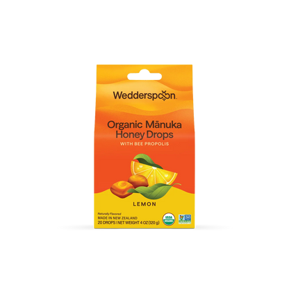 Wedderspoon Manuka Honey Drops Lemon