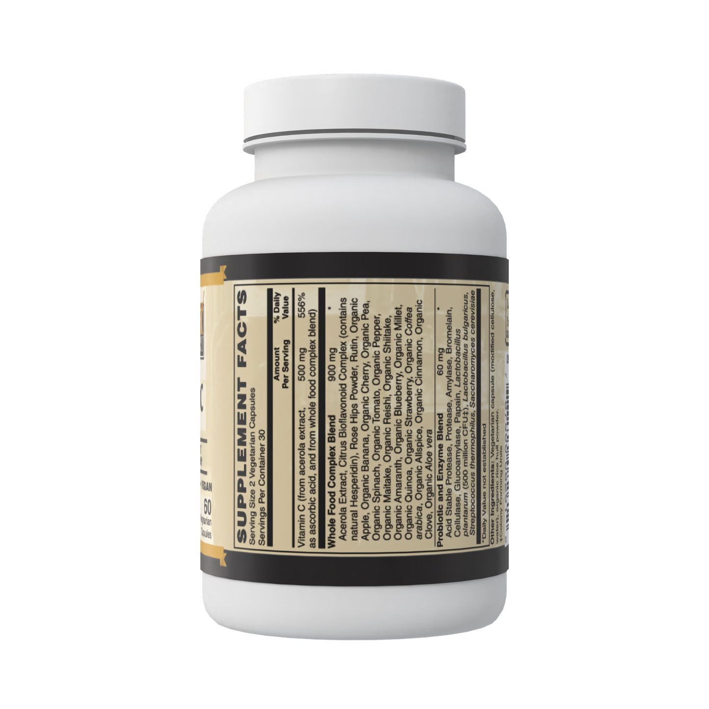 Whole Food Vitamin C 60c