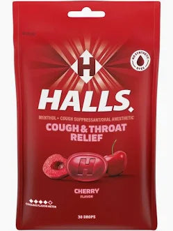 Halls Relief Cherry Drops