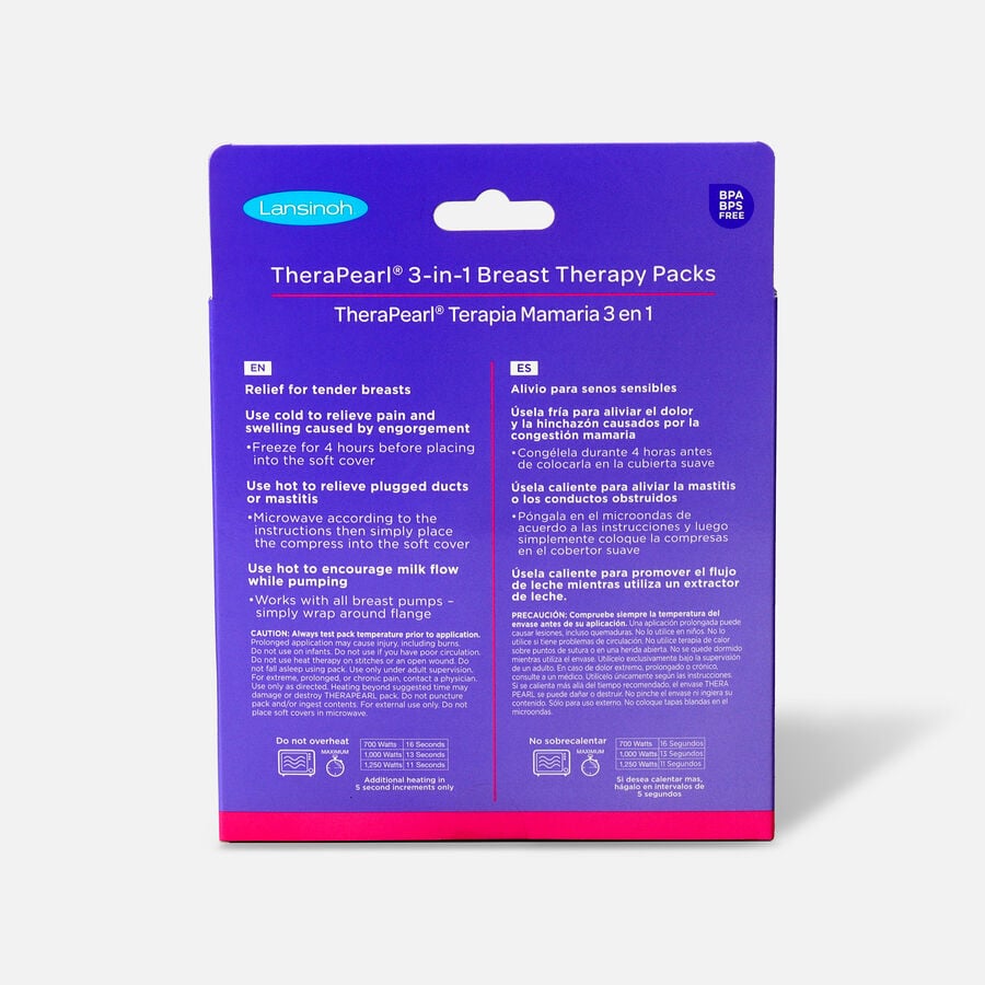 Lansinoh TheraPearl 3-in-1 Breast Therapy Packs